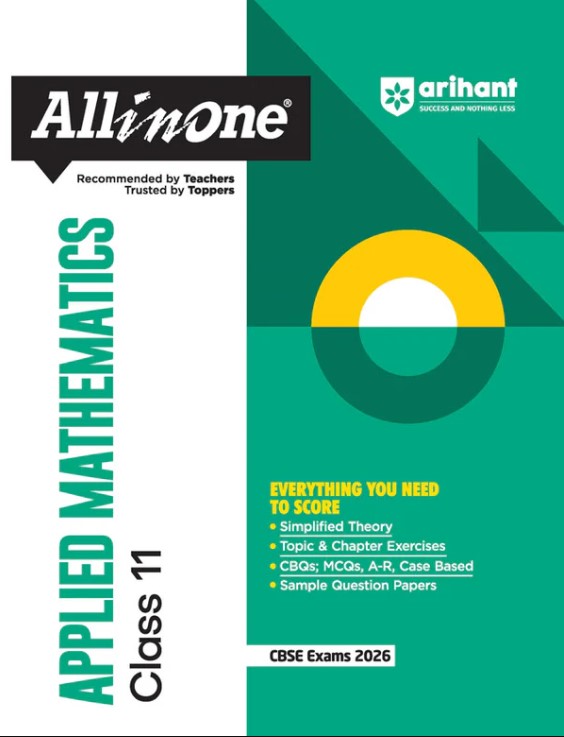 CBSE All in One Applied Mathematics Class 11 Exam 2025-26